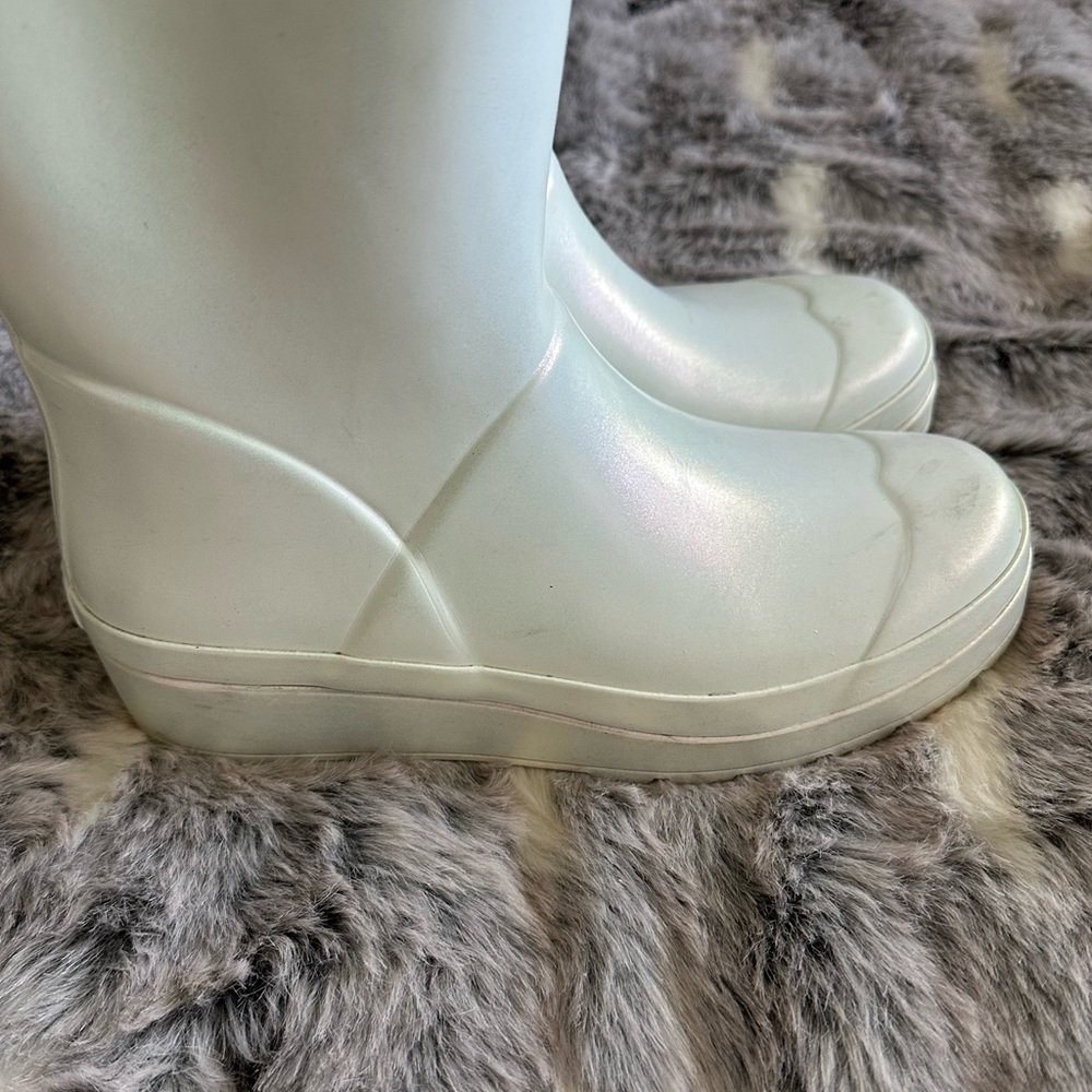 Hunter Play Insulated Tall Rain Boot in Zinc sz 9 - Picture 5 of 11